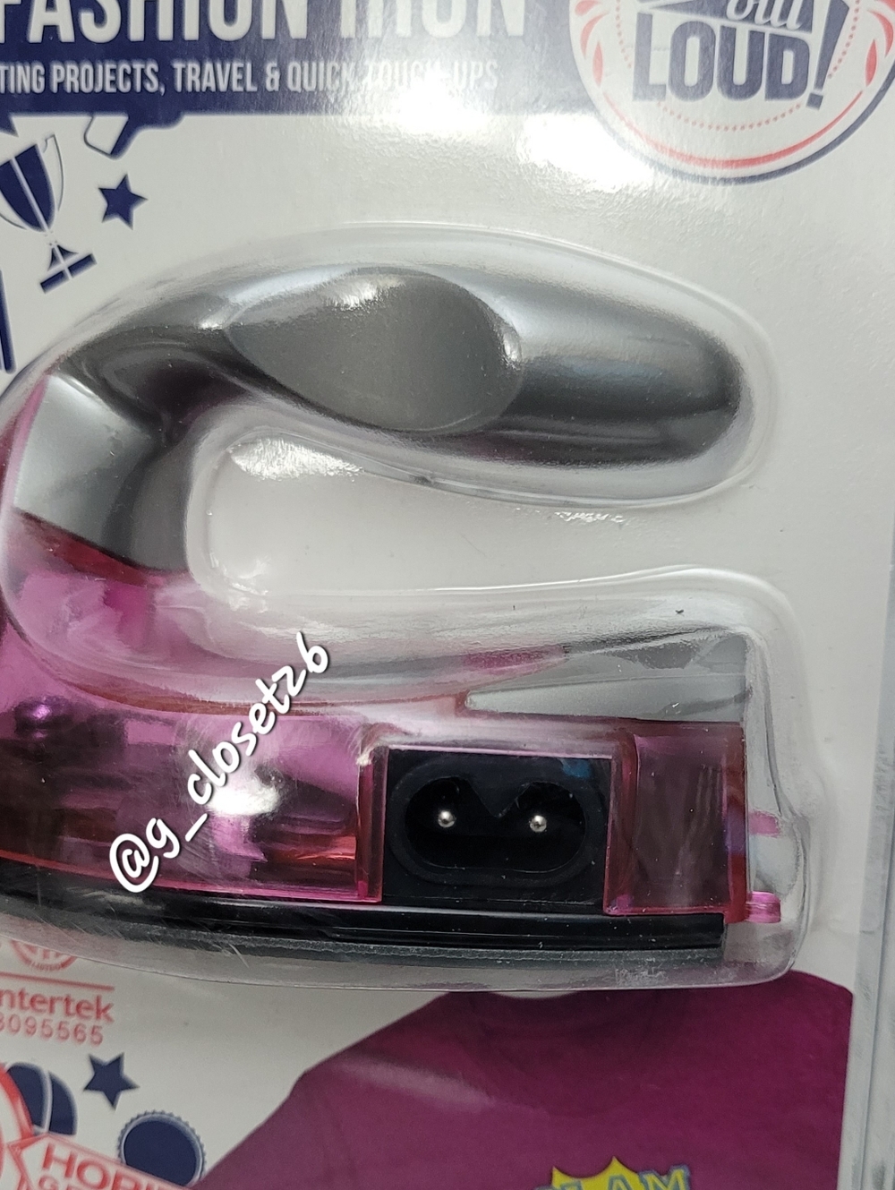 Create Out Loud Mini Fashion Iron - Pink/Grey - Picture 5 of 5